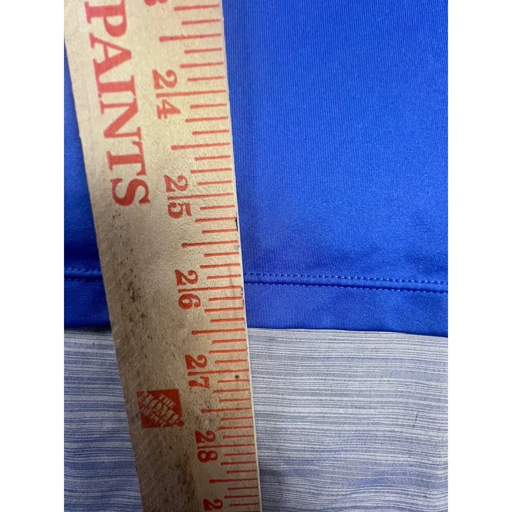 Nike Dri-FIT Womens Racerback Tank Top Blue Swoosh Logo Gym Athletic XL